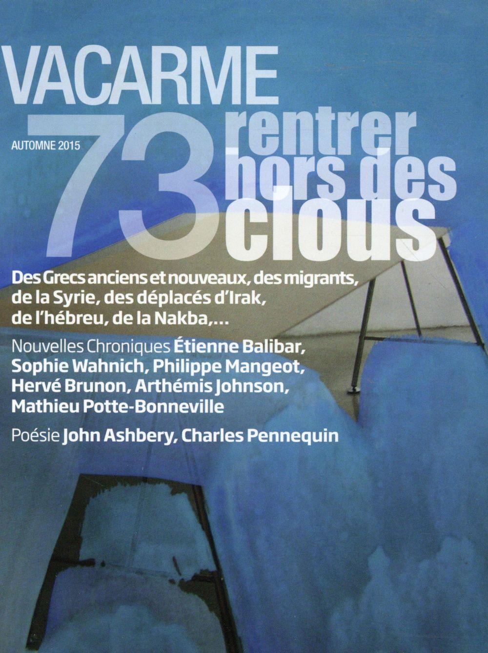 Revue Vacarme N.73