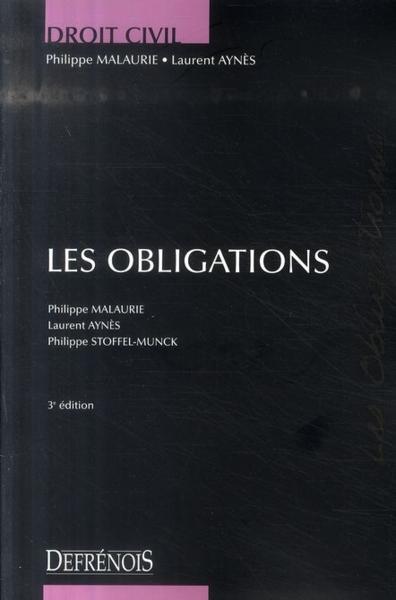 Droit civil ; les obligations