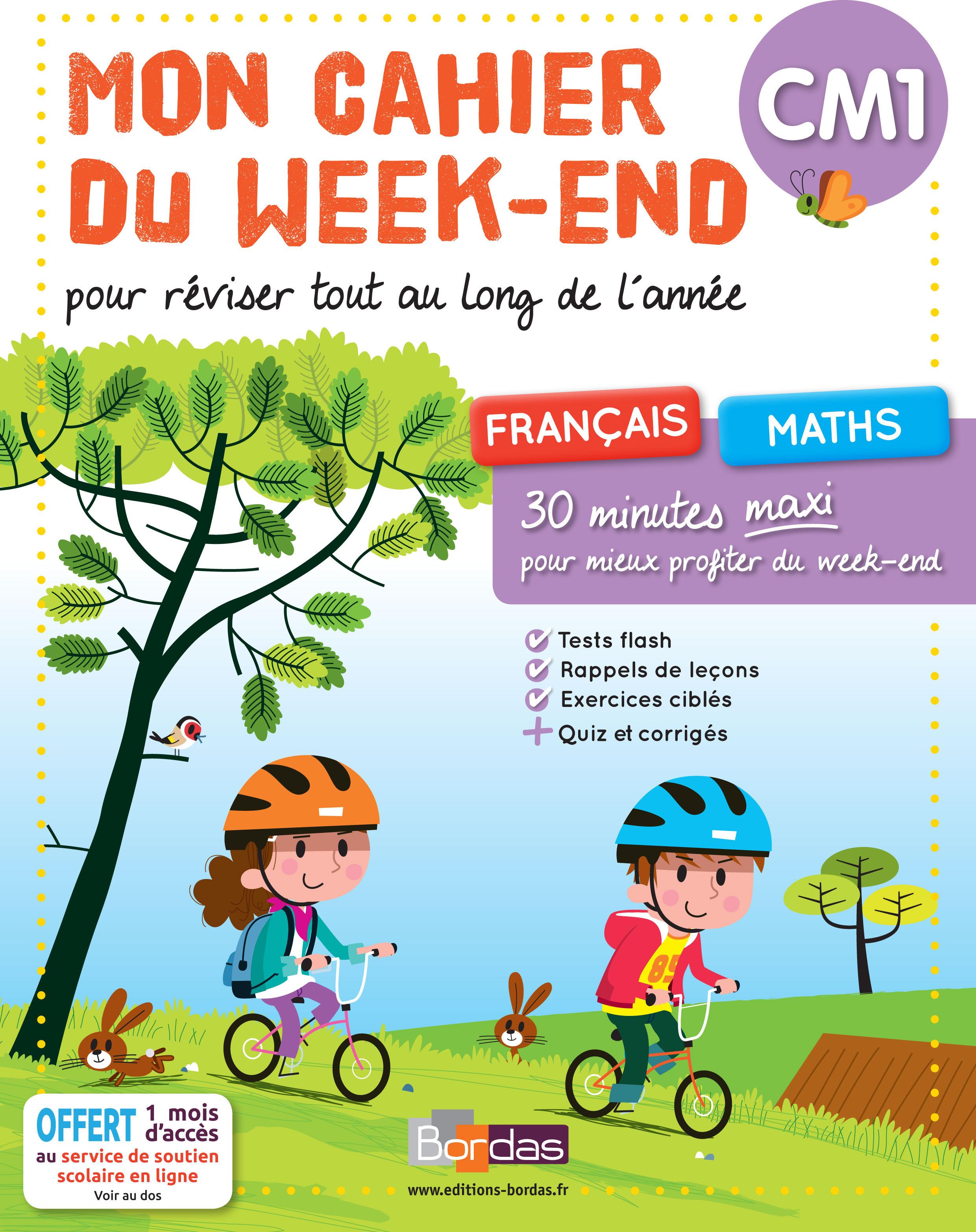 Mon cahier du week-end ; CM1