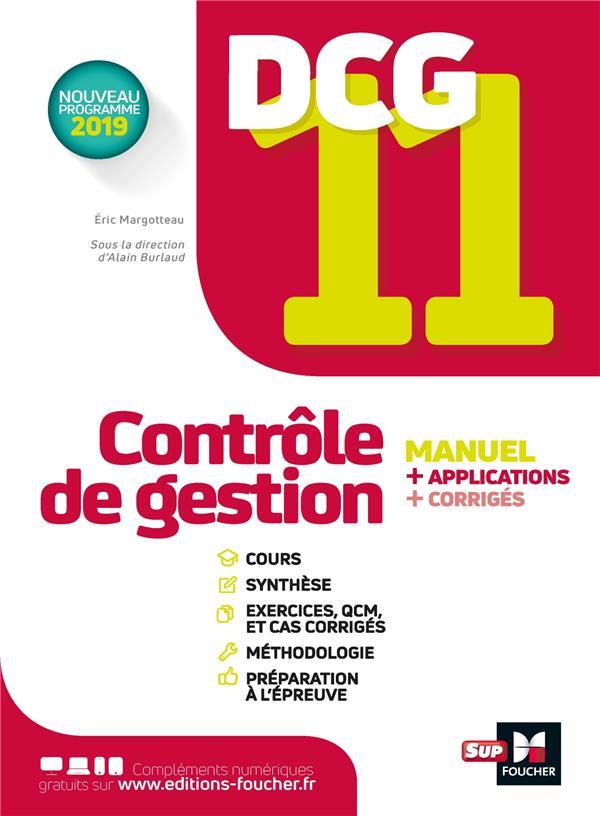Vente  DCG 11 ; contrôle de gestion ; manuel et applications  - Alain Burlaud  - Eric Margotteau  