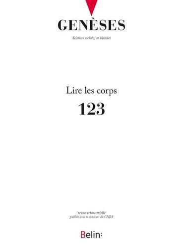 Vente Livre :                                    REVUE GENESES N.123 ; lire le corps (édition 2021)
- Revue Geneses                                     