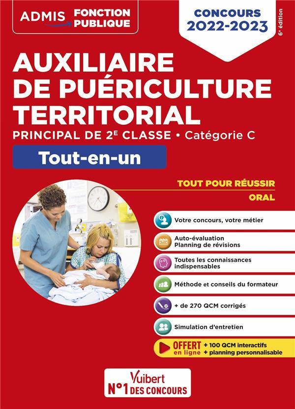 Concours auxiliaire de puériculture territorial : catégorie C ; tout-en-un ; concours 2022-2023  - Marie-Christine Lefort  - Pierre-Brice Lebrun  
