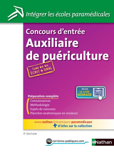 Concours d'entrée auxiliaire de puériculture ; écrit/oral