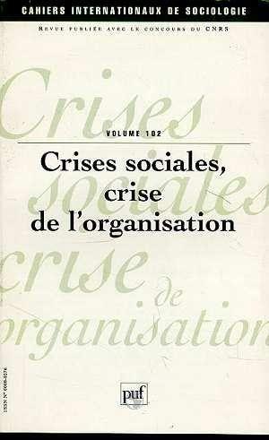 Cahiers Internationaux De Sociologie N.102