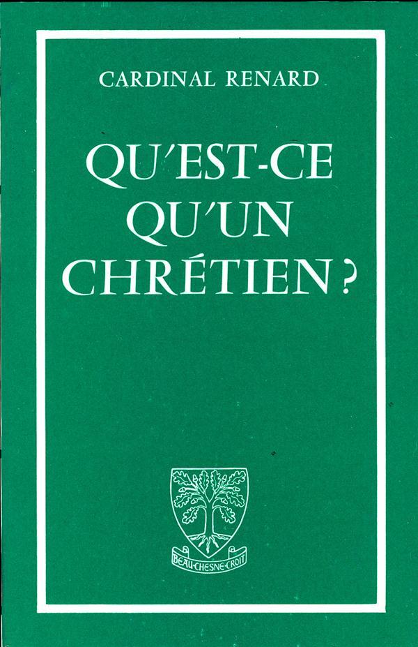 Qu'est-ce qu'un chrétien ?