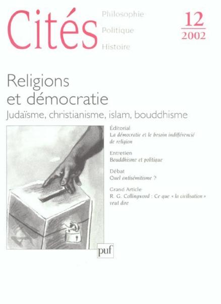 REVUE CITES N.12 ; religions et démocratie ; judaïsme, christianisme, islam, bouddhisme