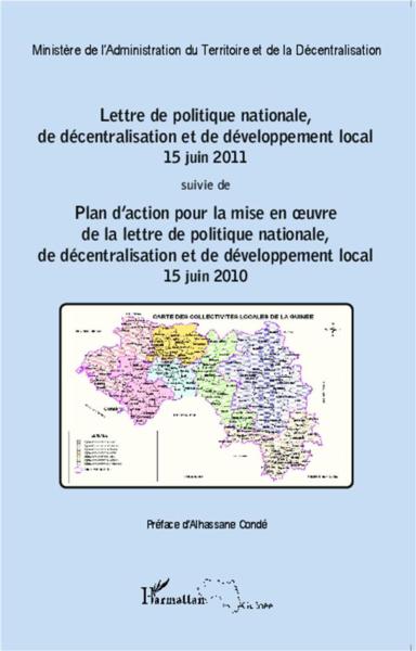 Lettre de politique nationale, de décentralisation et de développement local, 15 juin 2011