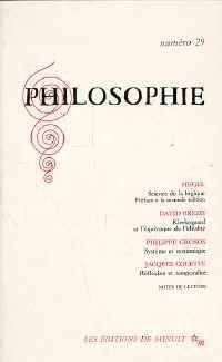 Revue Philosophie N.29