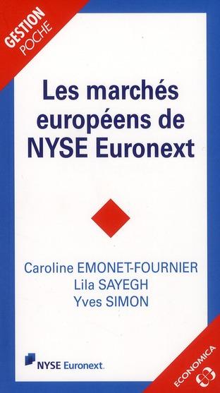 Les marchés européens de NYSE euronext