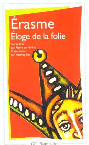 Eloge de la folie - traduction par pierre de nolhac / presentation par maurice rat