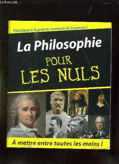 La Philosophie Pour Les Nuls Livre France Loisirs