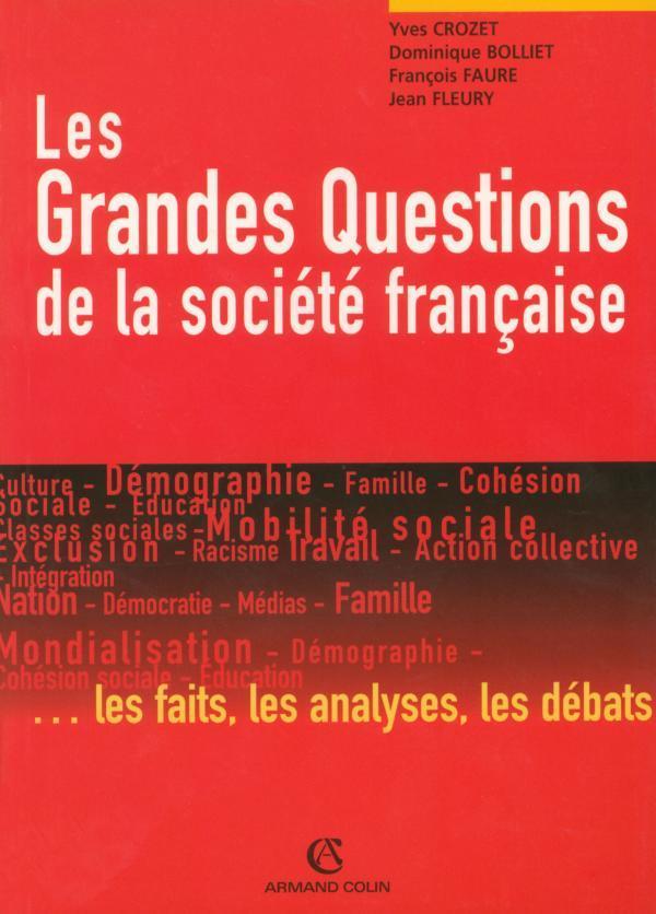 Les grandes questions de la societe francaise