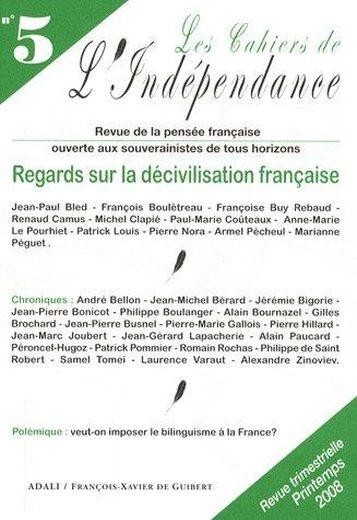 Vente Livre :                                    Cahiers de l'indépendance t.5
- Collectif                                     