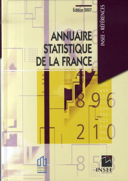 Annuaire statistique de la france (édition papier 2007)