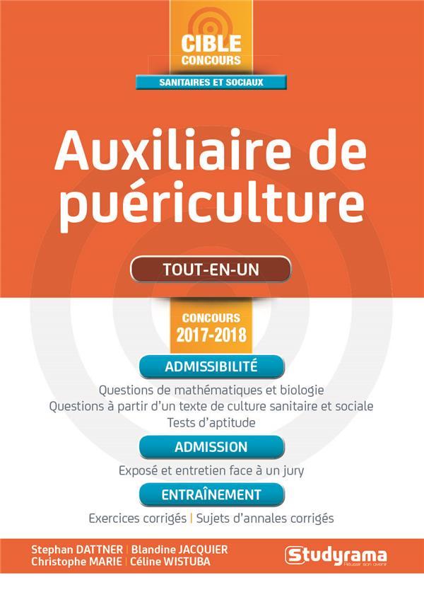 Auxiliaire de puériculture ; tout-en-un (concours 2017/2018)