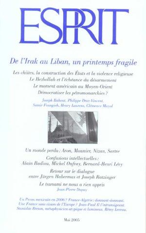 Esprit ; de l'Irak au Liban, un printemps fragile