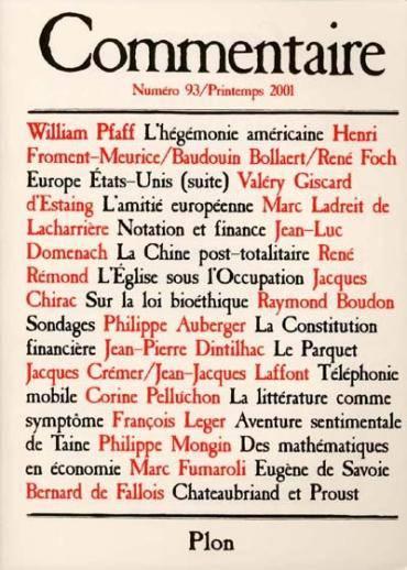 Revue Commentaire N.93