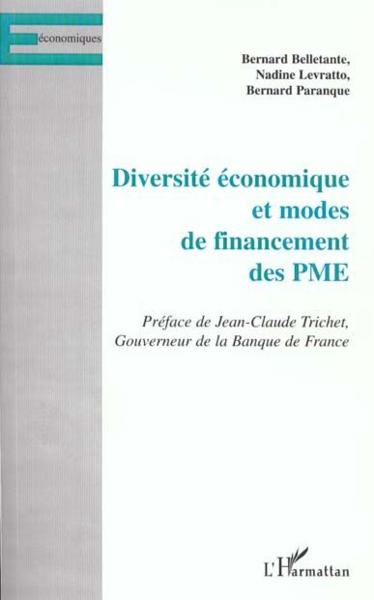 Diversite economique et modes de financement des pme