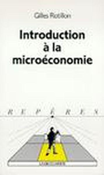 Introduction a la microeconomie