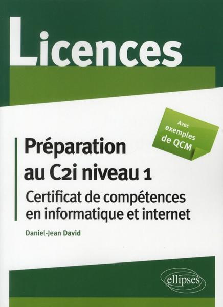 Préparation au C2i niveau 1 ; certificat de compétences en informatique & internet ; licences avec Q