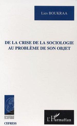 De la crise de la sociologie au probleme de son objet