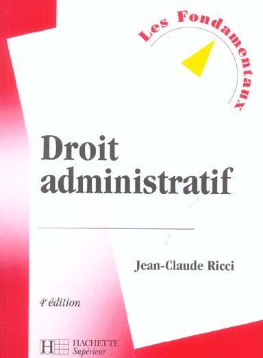 Droit Administratif  - Jean-Claude Ricci  