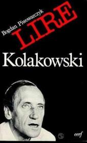 Lire Kolakowski - Couverture - Format classique