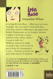 Lola Rose - Couverture - Format classique