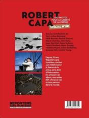 100 photos de Robert Capa pour la liberté de la presse - 4ème de couverture - Format classique