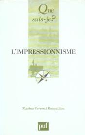 L'impressionnisme qsj 974 - Couverture - Format classique