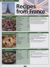 Recipes from France - Intérieur - Format classique