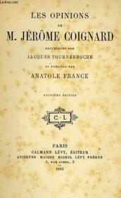 Les Opinions De M. Jerome Coignard - Couverture - Format classique