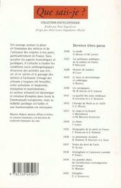 Les artisans et les métiers - 4ème de couverture - Format classique