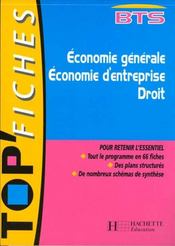 Economie Generale Economie D'Entreprise Droit - Intérieur - Format classique