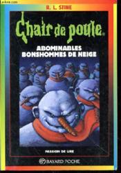 Chair de poule t.44 : abominables bonshommes de neige - Couverture - Format classique