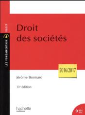 Droit des sociétés  - Jérôme Bonnard 