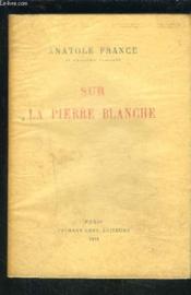 Sur La Pierre Blanche - Couverture - Format classique