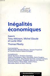 Cae t.33 ; inegalites economiques - Couverture - Format classique