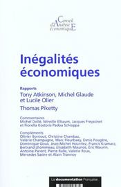 Cae t.33 ; inegalites economiques - Intérieur - Format classique