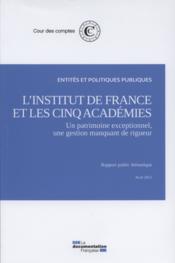 Vente  L'Institut de France et les cinq académies  - Cour des comptes 