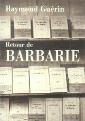 Retour de barbarie - Intérieur - Format classique
