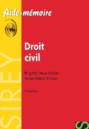 Droit civil (9e édition) - Couverture - Format classique