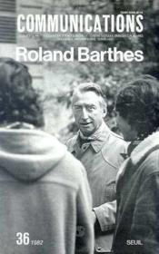 REVUE COMMUNICATIONS n.36 ; Roland Barthes - Couverture - Format classique