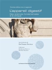 L'appareil digestif ; des sciences fondamentales à la clinique (3e édition) - Couverture - Format classique