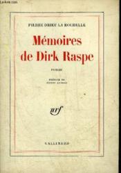 Memoires De Dirk Raspe - Roman. - Couverture - Format classique