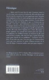 Heroique - 4ème de couverture - Format classique