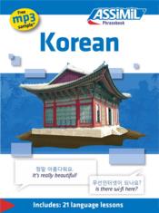GUIDES DE CONVERSATION ; korean - Couverture - Format classique