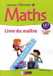 Mathémathiques ; CE1 ; livre du maître (édition 2008) - Couverture - Format classique