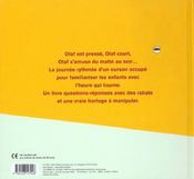 Quelle Heure Est-Il Olaf - 4ème de couverture - Format classique