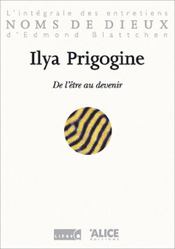 Vente  De L'Etre Au Devenir  - Ilya Prigogine 